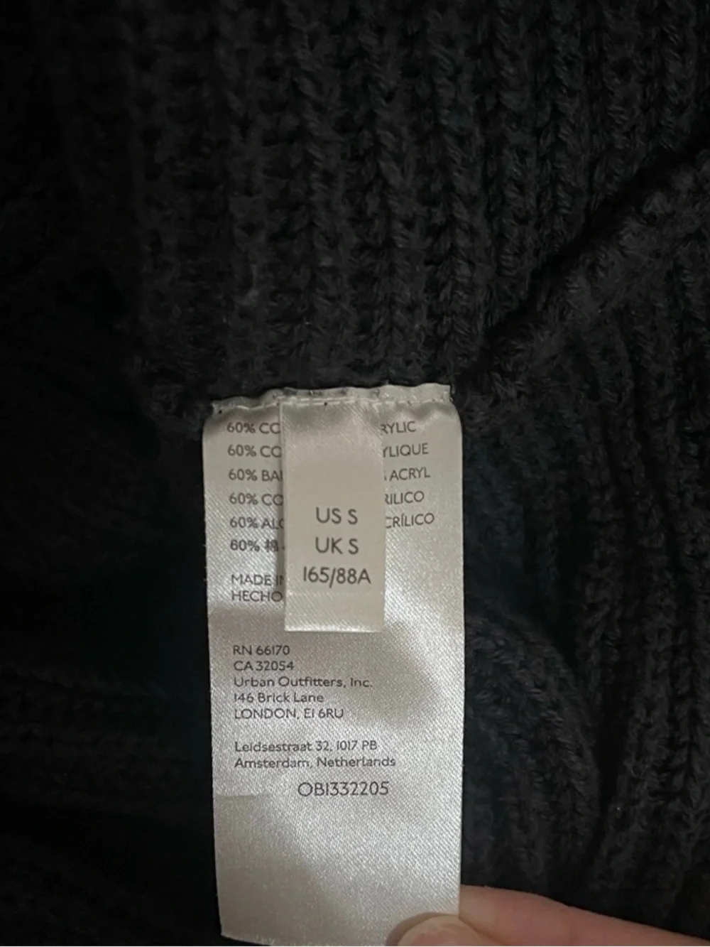 Free People Marlie deep v ribbed sweater